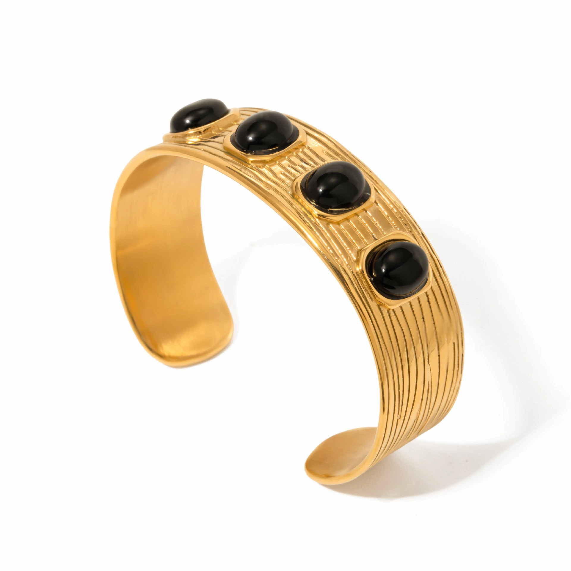 Wholesale stainless steel agate bracelet