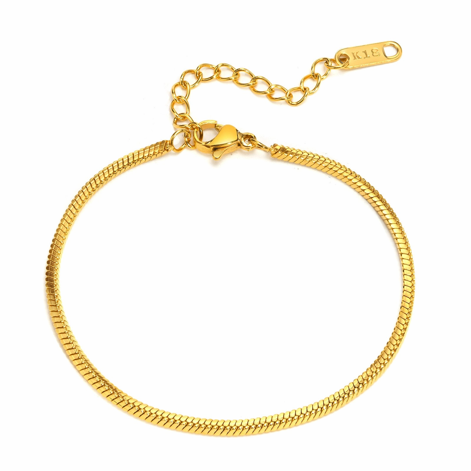 Wholesale Stainless Steel Blade Flat Snake Bracelet