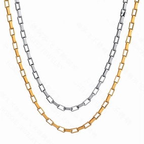 Wholesale Stainless Steel Box Chain Necklace