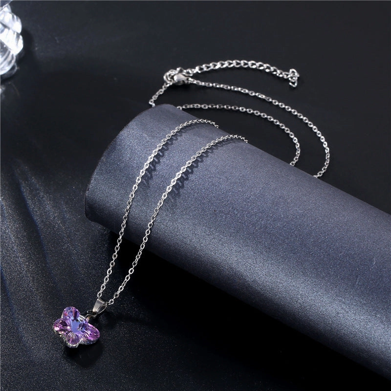 Wholesale Stainless Steel Butterfly Necklaces