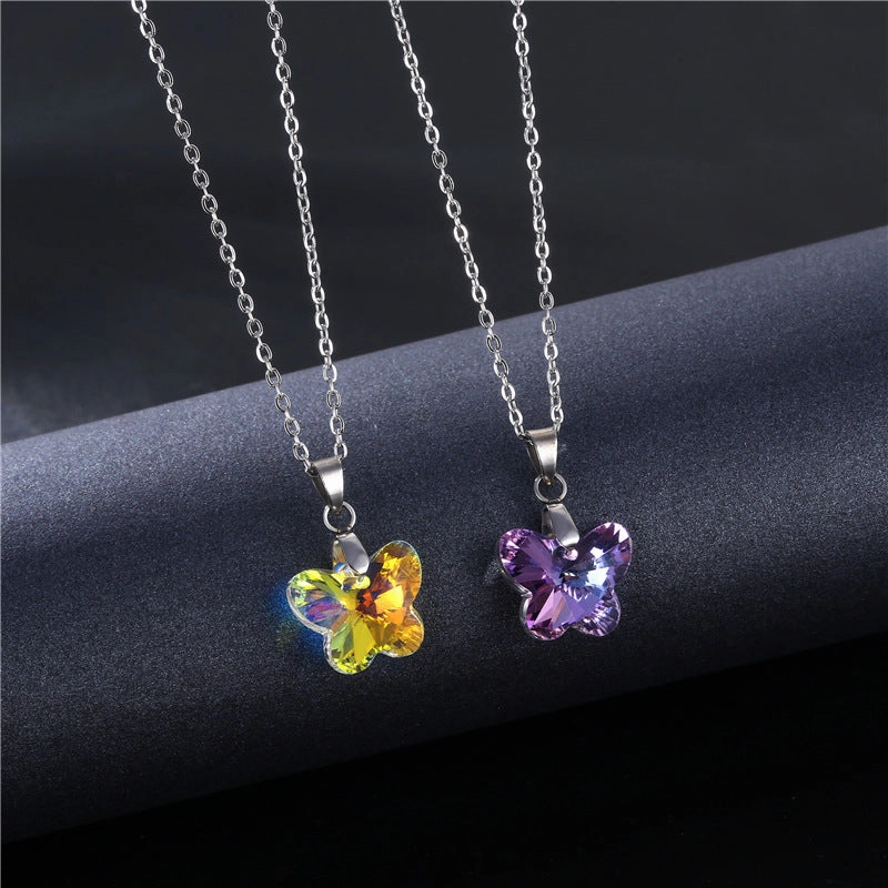 Wholesale Stainless Steel Butterfly Necklaces
