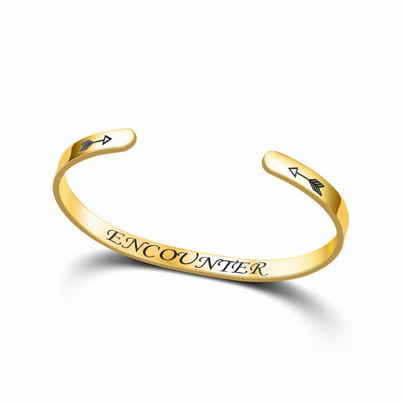 Wholesale Stainless Steel C-shaped Bracelet