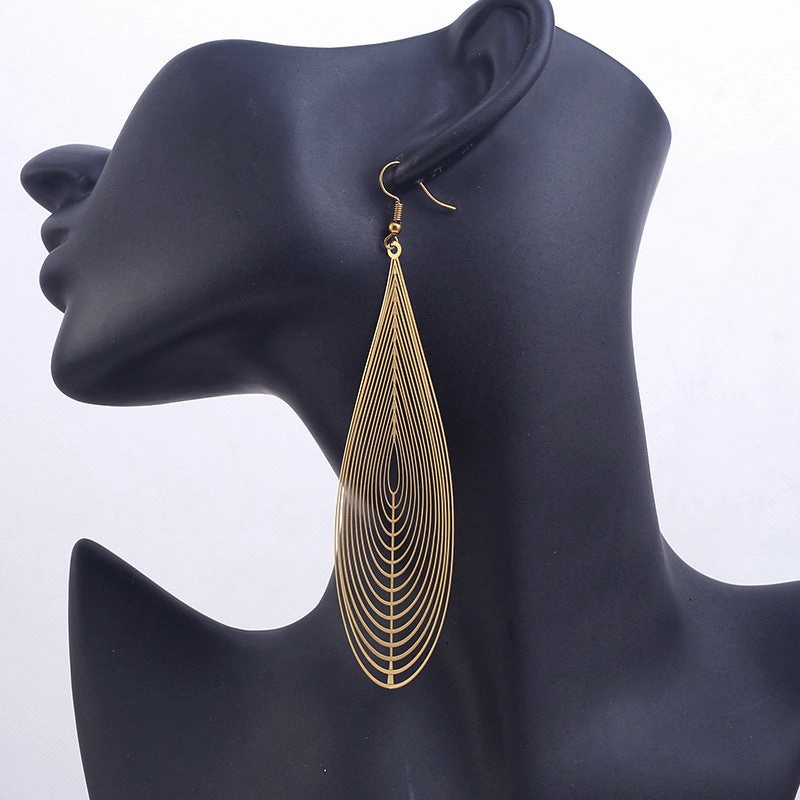 Wholesale Stainless Steel Colorful Statemente Earrings