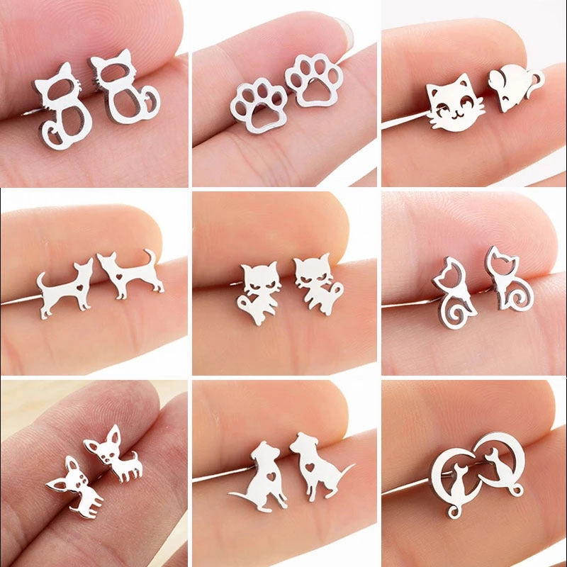 Wholesale Stainless Steel Critter Earrings