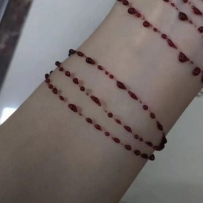 Wholesale Stainless Steel Cross Blood Drop Bracelet Necklace