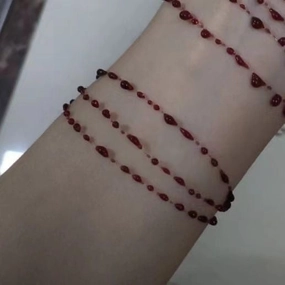 Wholesale Stainless Steel Cross Blood Drop Bracelet Necklace