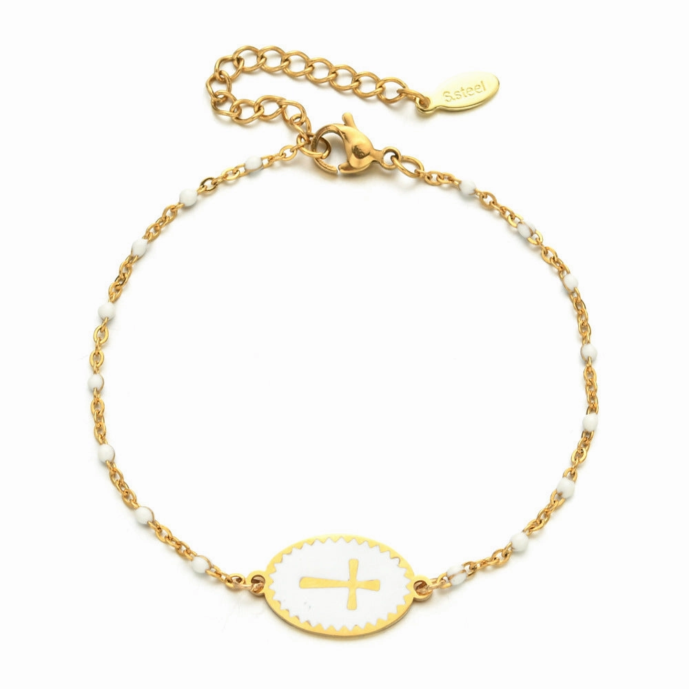 Wholesale Stainless Steel Cross Bracelet