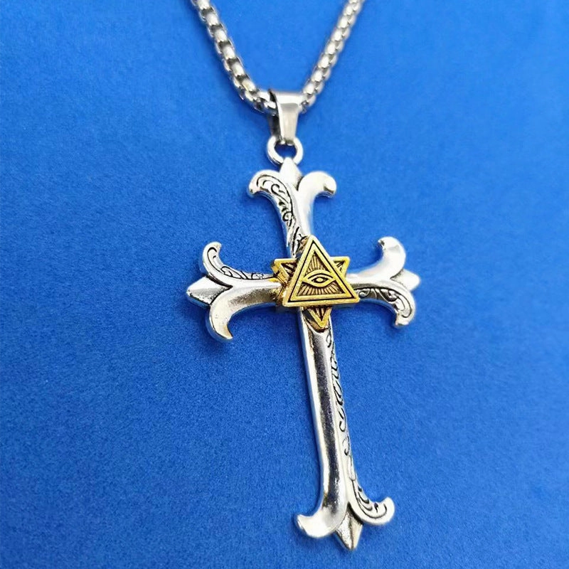Wholesale Stainless Steel Cross Pendant Necklace