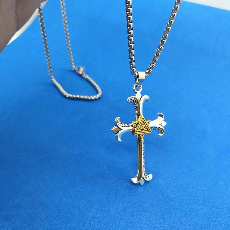 Wholesale Stainless Steel Cross Pendant Necklace
