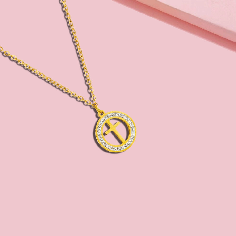 Wholesale Stainless Steel Cross Pendant Necklace