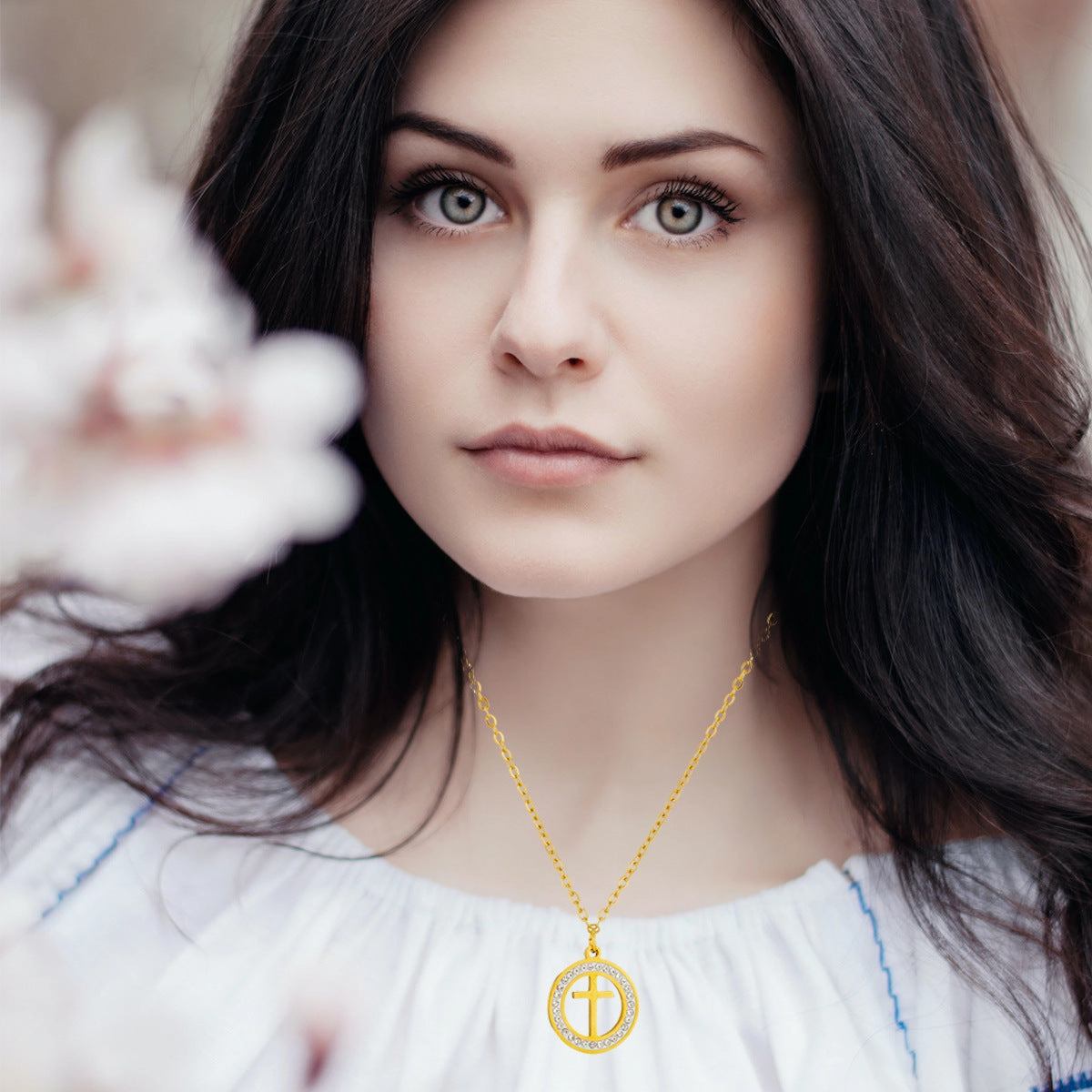 Wholesale Stainless Steel Cross Pendant Necklace