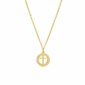 Wholesale Stainless Steel Cross Pendant Necklace