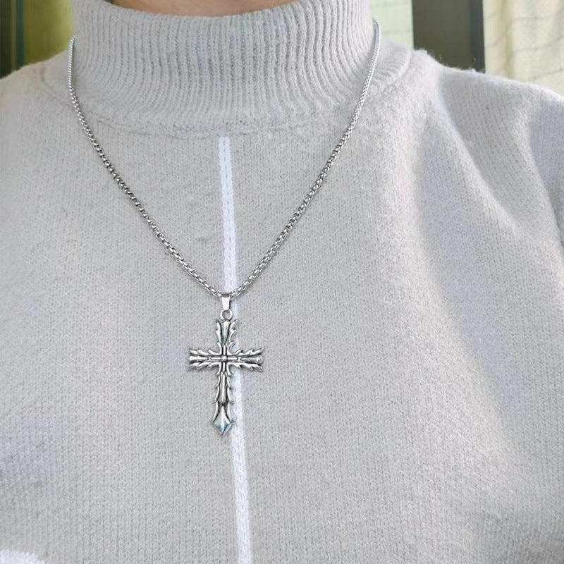 Wholesale Stainless Steel Cross Pendant Necklace