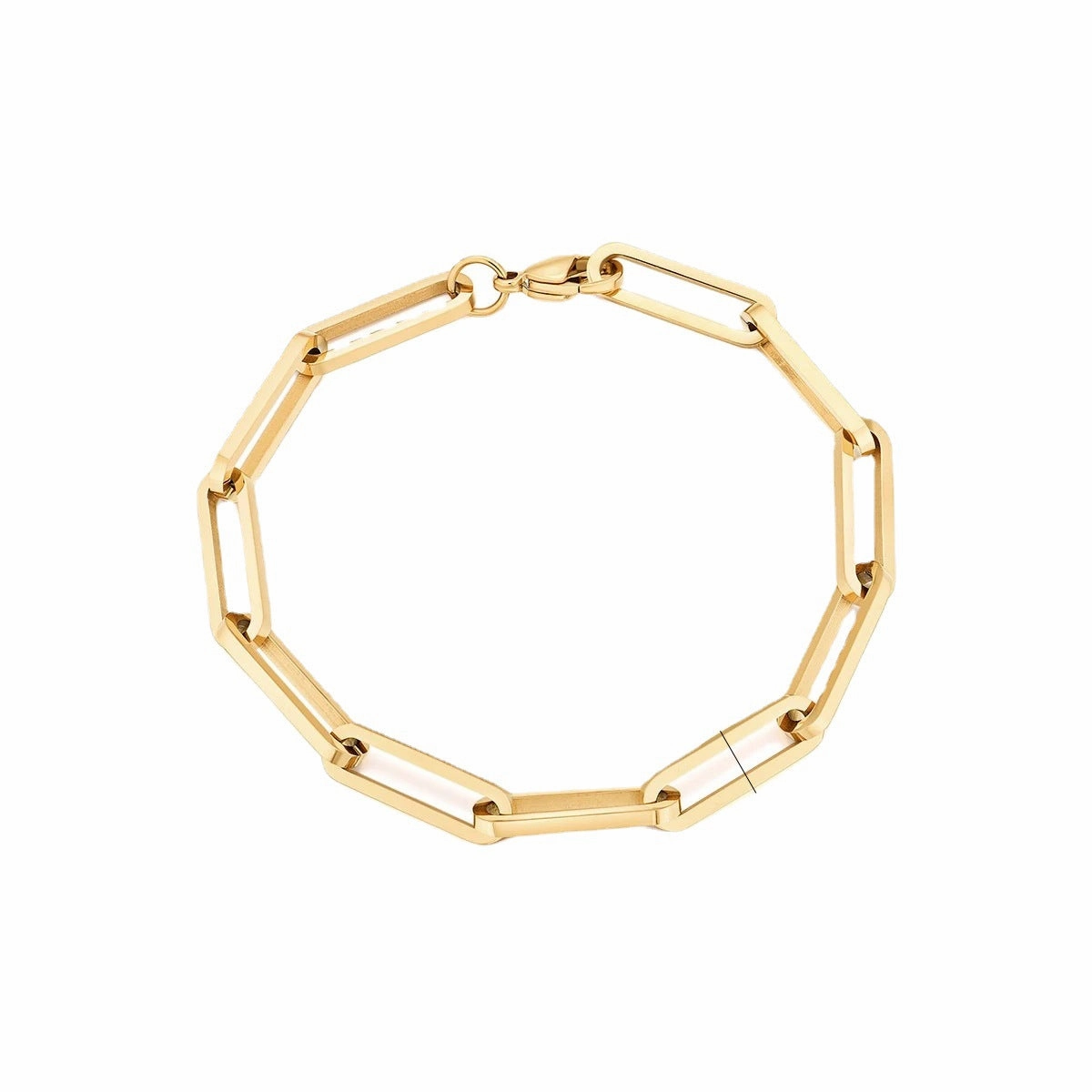 Wholesale Stainless Steel Cuba Mesh Belt Titanium Steel Gold Plated Wide Bracelet