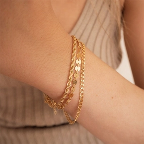 Wholesale Stainless Steel Cuban Bracelet Set