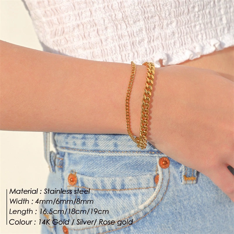 Wholesale Stainless Steel Cuban Bracelets