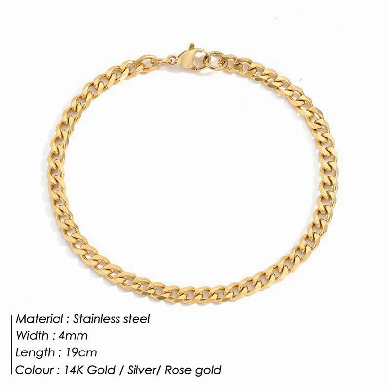 Wholesale Stainless Steel Cuban Bracelets