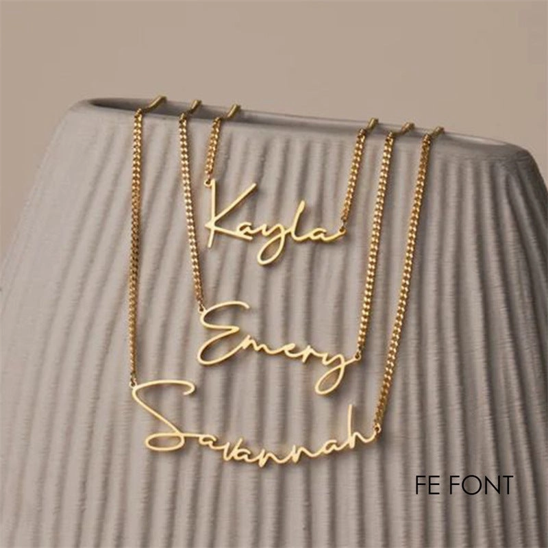 Wholesale Stainless Steel Custom Name Necklaces