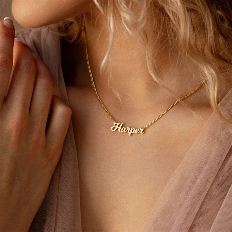 Wholesale Stainless Steel Custom Name Necklaces