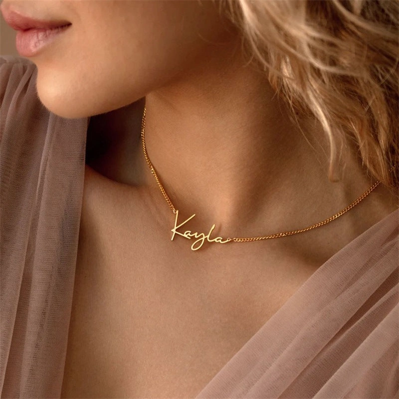 Wholesale Stainless Steel Custom Name Necklaces