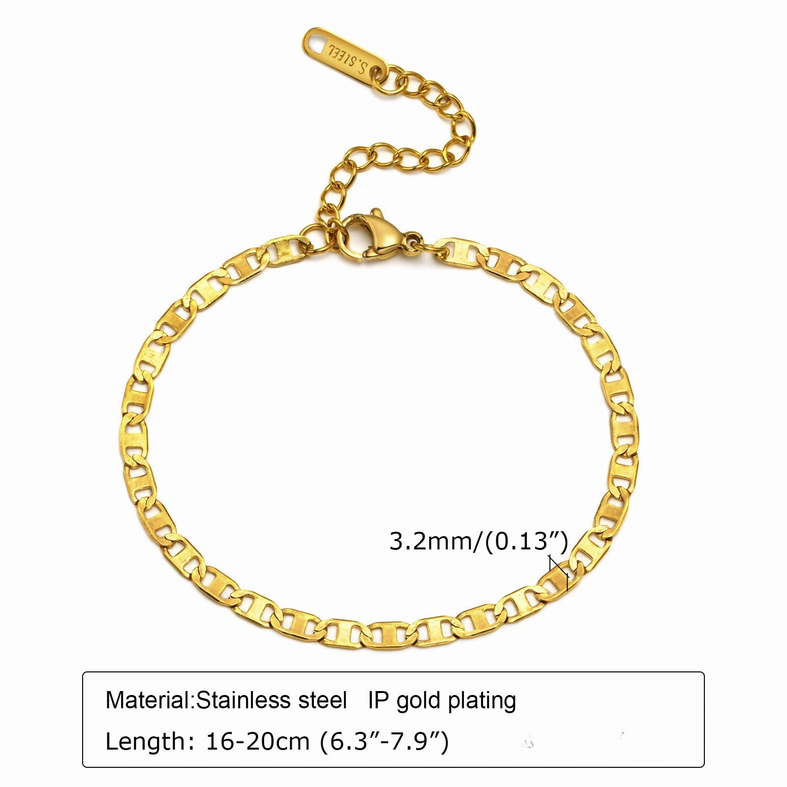 Wholesale Stainless Steel Devil Eye Bracelet