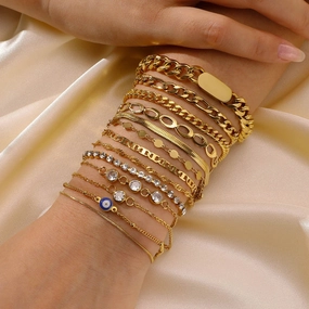 Wholesale Stainless Steel Devil Eye Bracelet