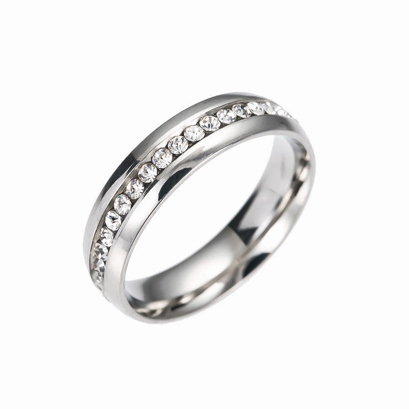 Wholesale Stainless Steel Diamond Ring
