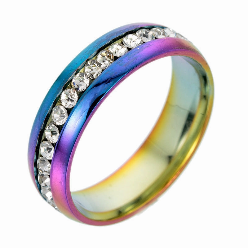 Wholesale Stainless Steel Diamond Ring