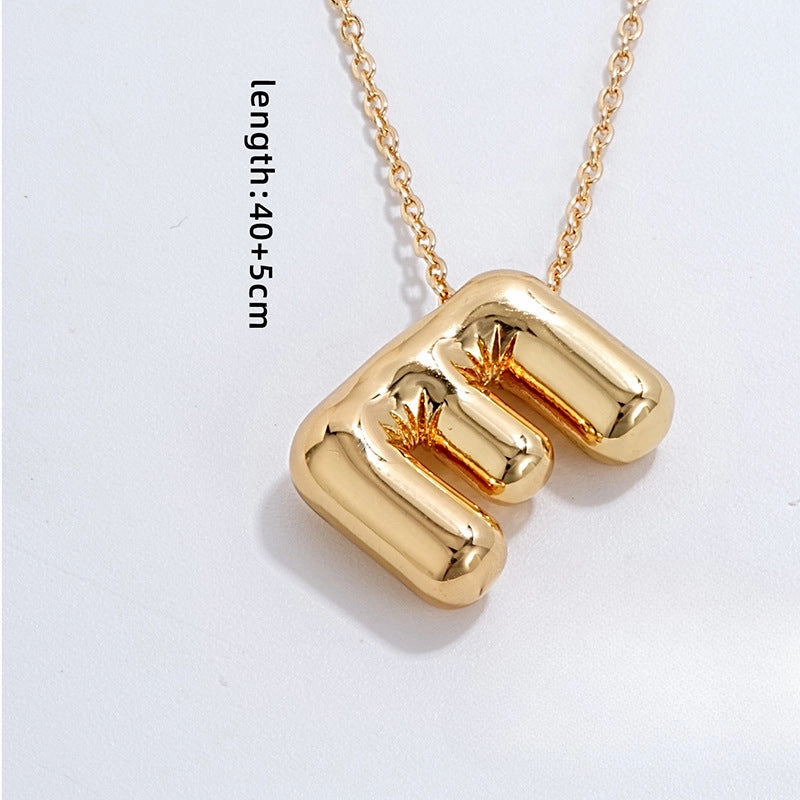 Wholesale Stainless Steel English Letter Necklaces