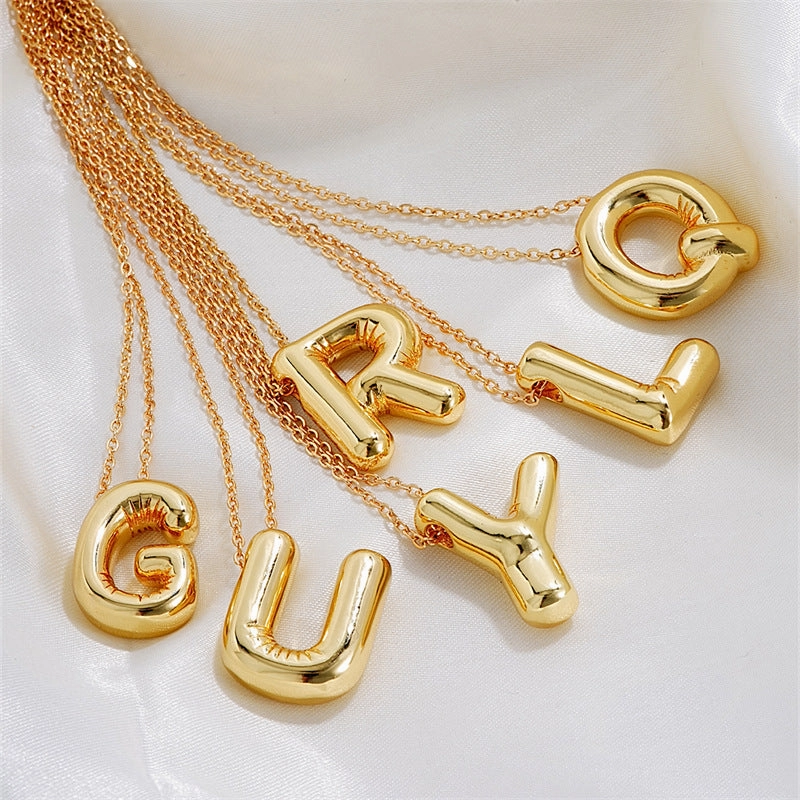 Wholesale Stainless Steel English Letter Necklaces