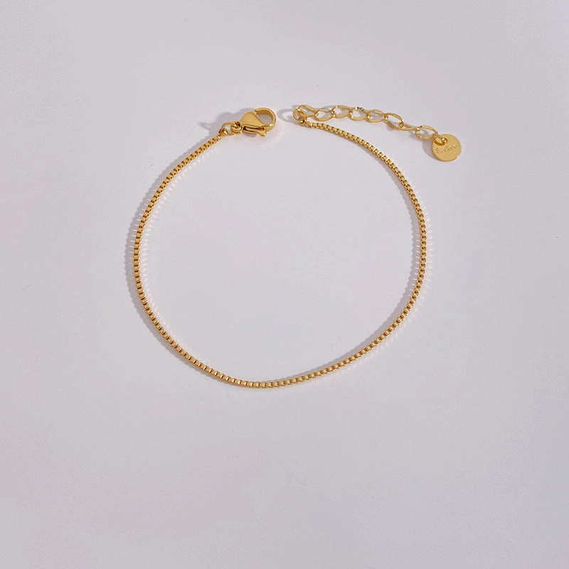 Wholesale Stainless Steel Exquisite Bead Chain Bracelets