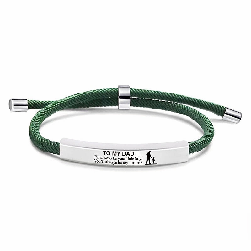 Wholesale Stainless Steel Father's Day Bracelet