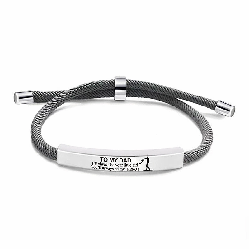 Wholesale Stainless Steel Father's Day Bracelet