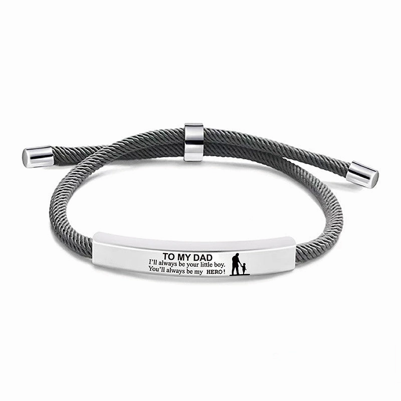 Wholesale Stainless Steel Father's Day Bracelet