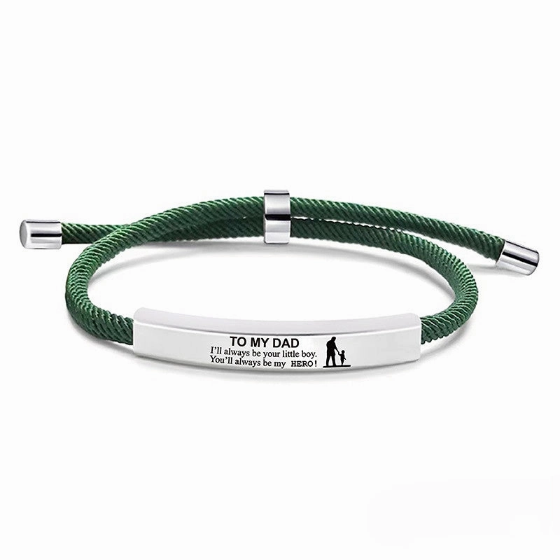 Wholesale Stainless Steel Father's Day Bracelet