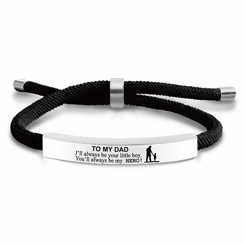 Wholesale Stainless Steel Father's Day Bracelet