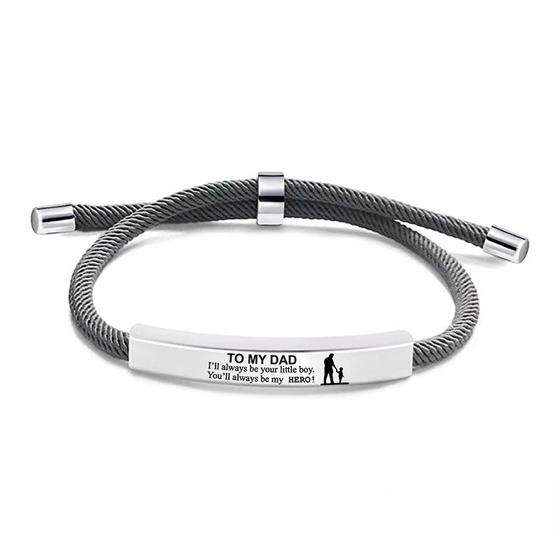 Wholesale Stainless Steel Father's Day Bracelet