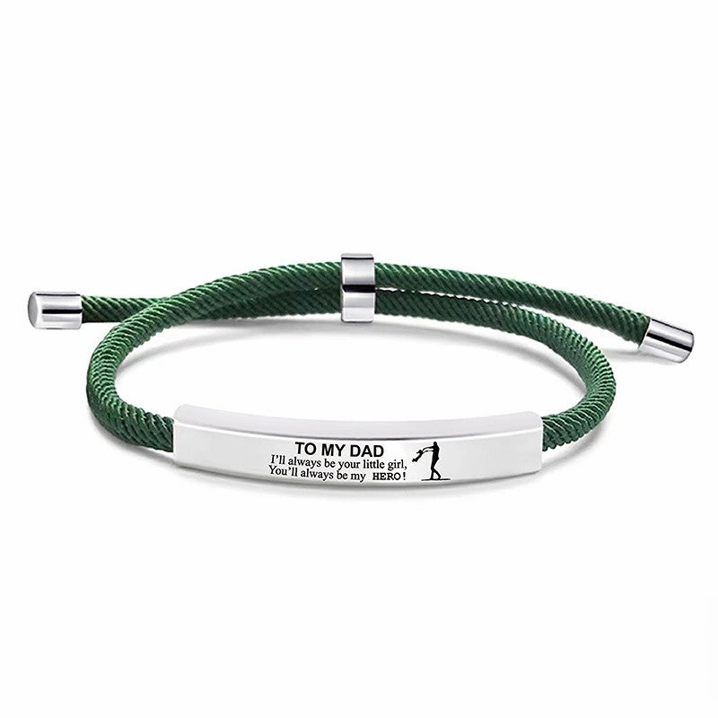 Wholesale Stainless Steel Father's Day Bracelet