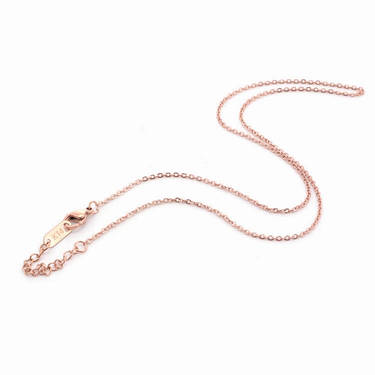 Wholesale Stainless Steel Flat Cross Chain O Chain Necklace