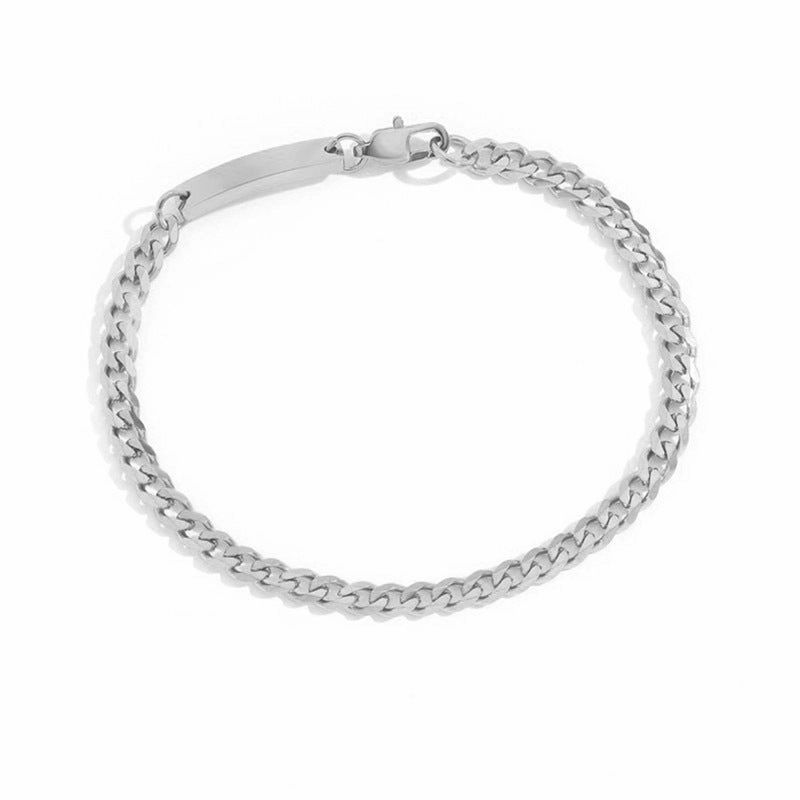 Wholesale Stainless Steel Gold Plated Fashion Cuban Bracelet