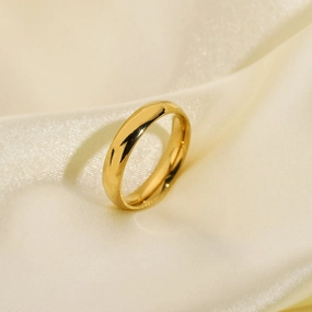 Wholesale Stainless Steel Gold Plated Ring