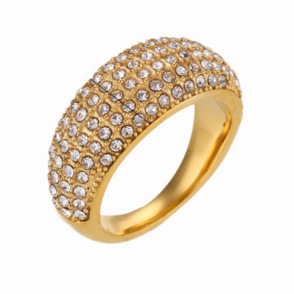Wholesale Stainless Steel Gold Plated Ring