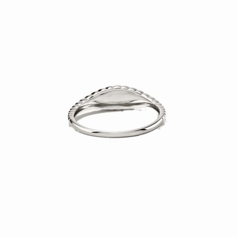 Wholesale Stainless steel gold-plated simple fashion style couple ring
