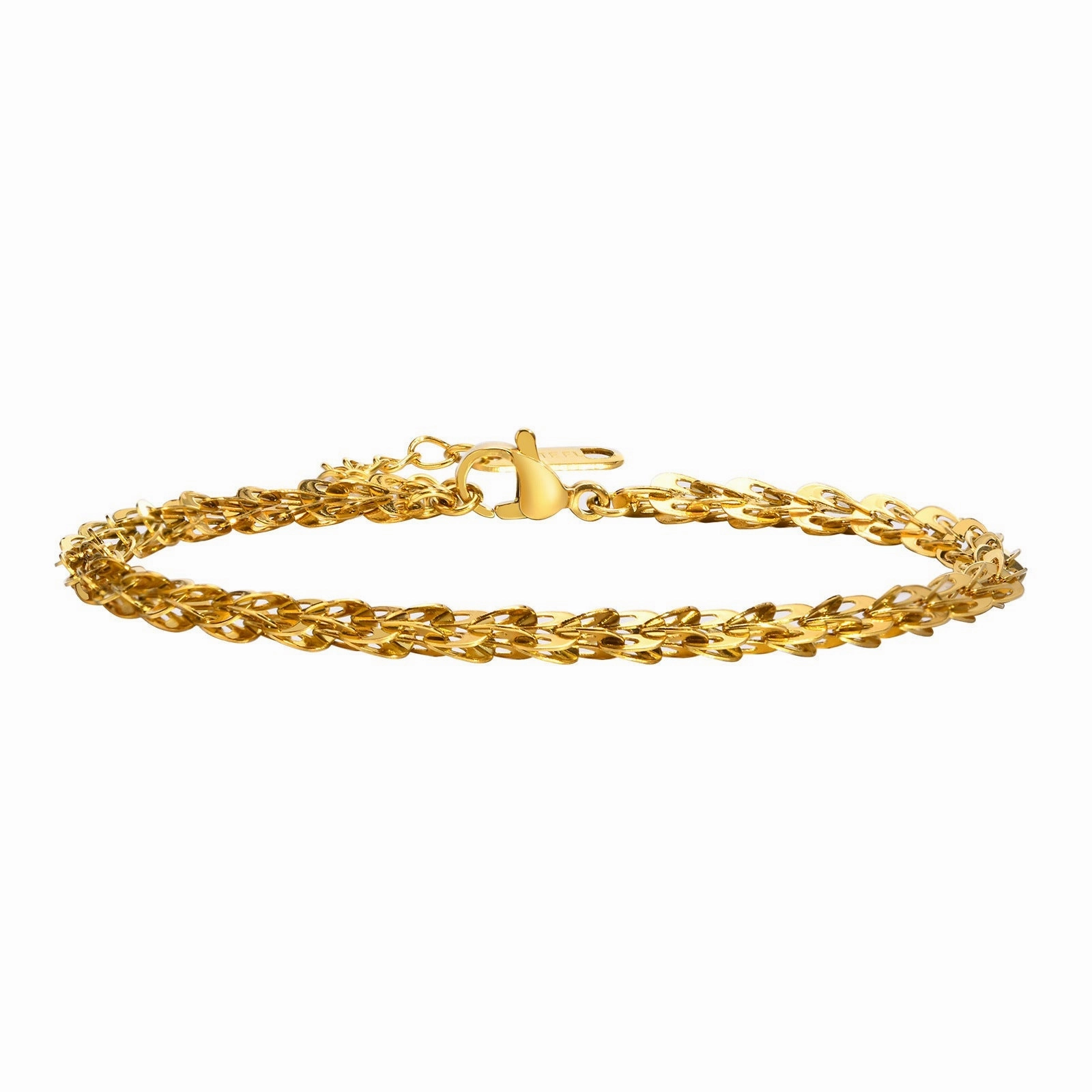 Wholesale Stainless Steel Gold Stacking Bracelet