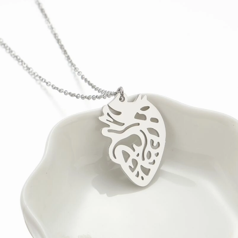 Wholesale Stainless Steel I LOVE YOU Key Clavicle Chain Necklace