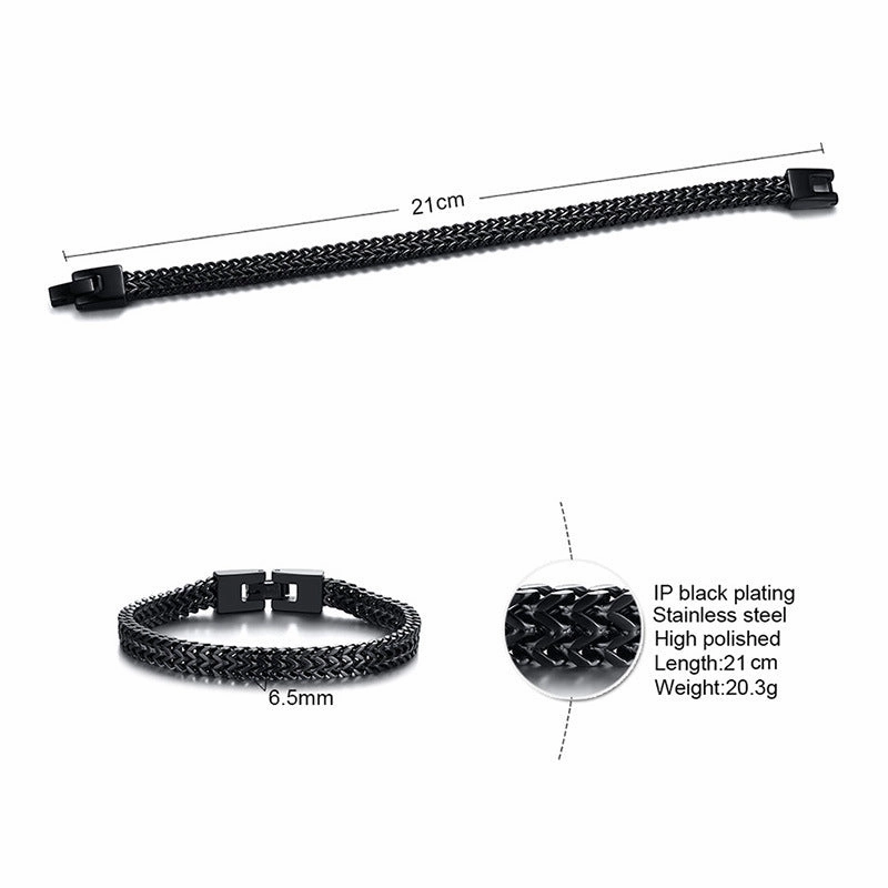 Wholesale Stainless Steel Keel Chain Men's Bracelet