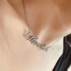 Wholesale Stainless Steel Letter Name Custom Necklaces