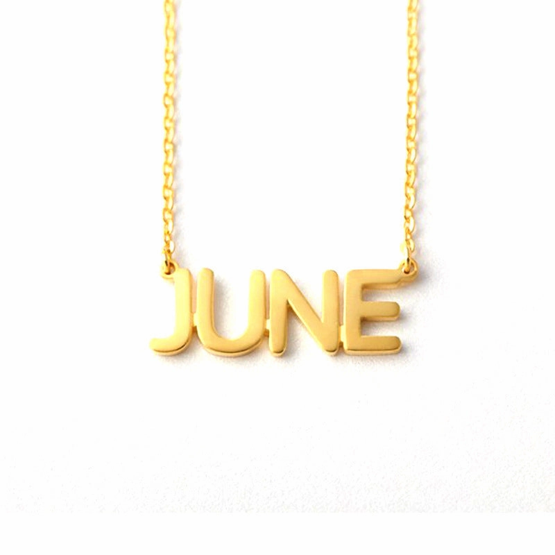 Wholesale Stainless Steel Letter Name Custom Necklaces