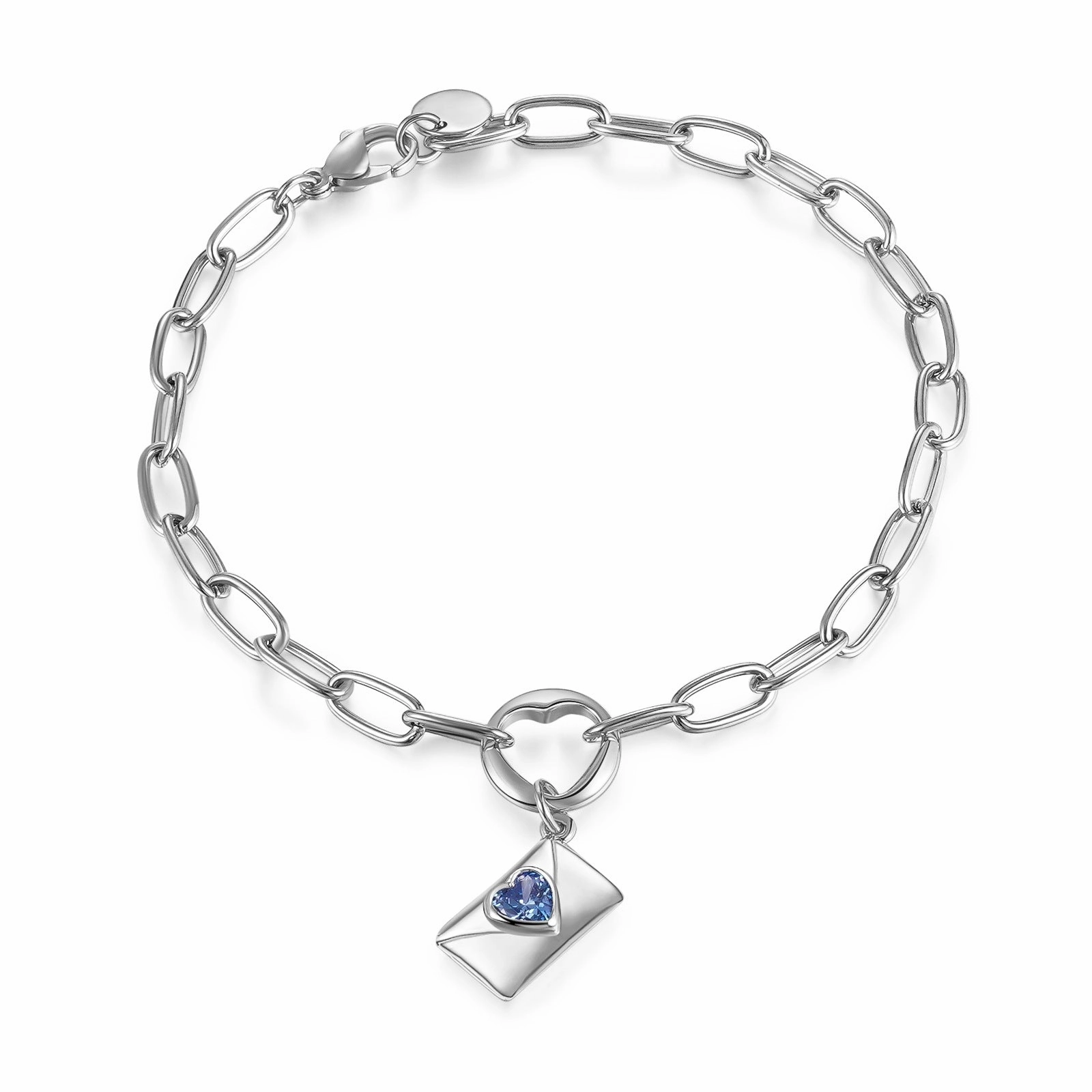 Wholesale Stainless Steel Love Envelope Pendant Necklace Set