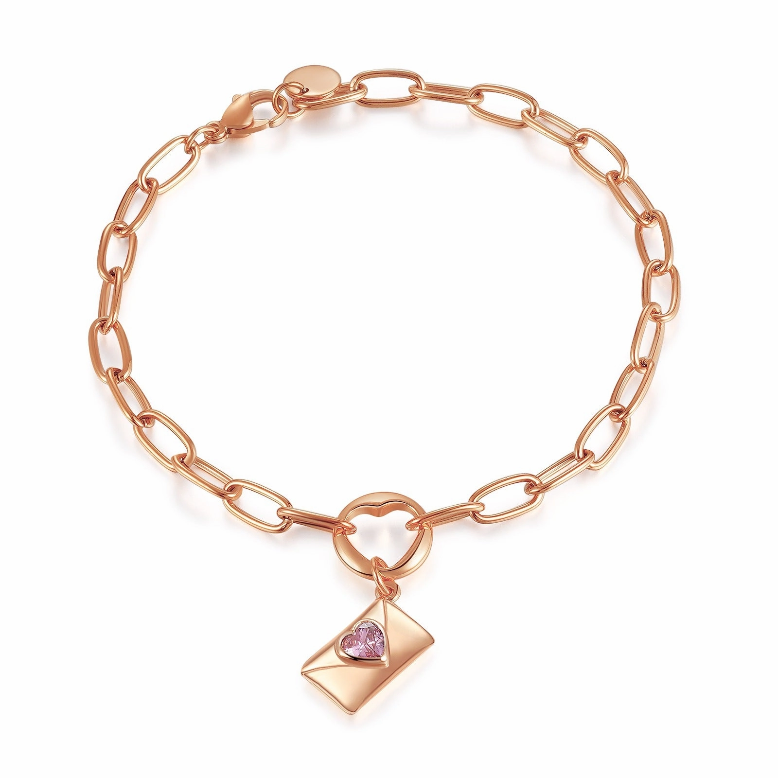 Wholesale Stainless Steel Love Envelope Pendant Necklace Set